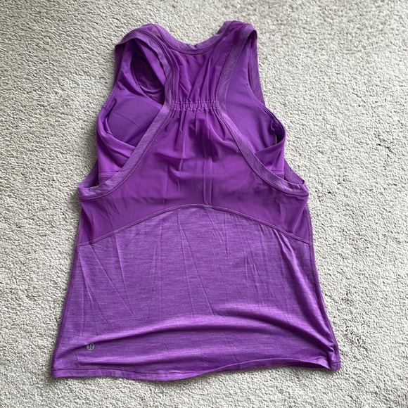 Lululemon work the circuit tank in Heathered Moonlit Magenta - Picture 10 of 13